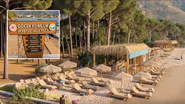 Göcek'te ücretsiz halk plajı projelerinin detayları paylaşıldı