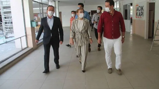 GÖKCAN'DAN KAYMAKAM FIRAT'A ZİYARET