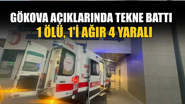 Gökova açıklarında tekne battı: 1 ölü, 1'i ağır 4 yaralı