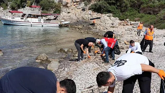 Gökova Körfezi'ndeki koylarda temizlik yapıldı