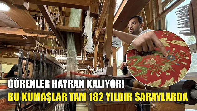 Görenler Hayran Kalıyor! Bu Kumaşlar Tam 182 Yıldır Saraylarda