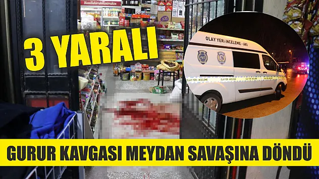 Gurur kavgası meydan savaşına döndü: 3 yaralı