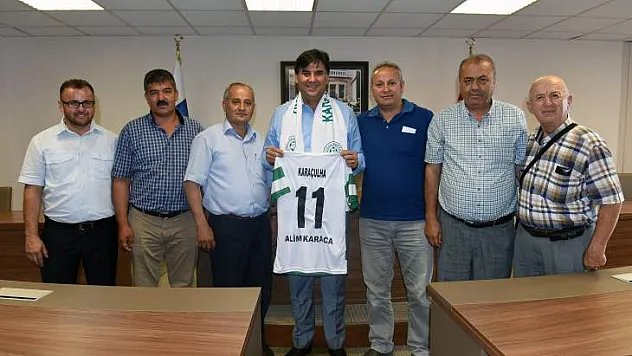 KARAÇULHASPOR KULÜBÜ'NDEN BAŞKAN KARACA'YA ZİYARET