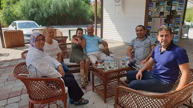 Saatcı ve eşinden sürpriz ziyaret