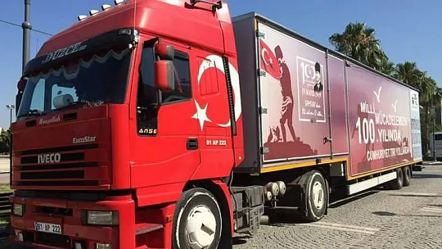 CUMHURİYET TIR'I  FETHİYE'YE  GELİYOR