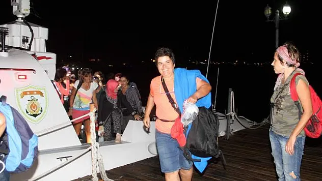 DOĞA YÜRÜYÜŞÜNE ÇIKTILAR MAHSUR KALDILAR