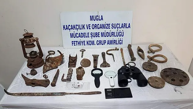 Fethiye Tarihi Eser Kaçakçıları Yakalandı