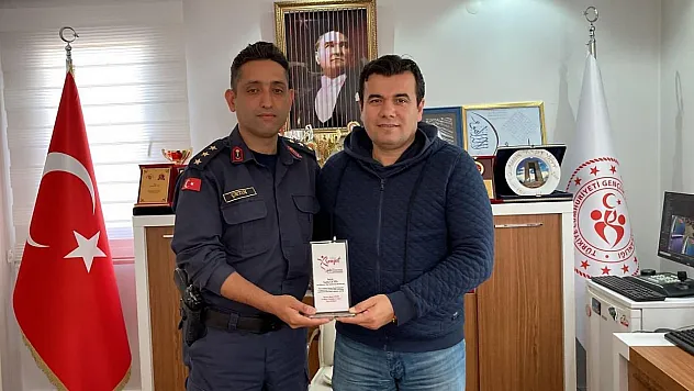 Harun Reşit Yiğit'ten Yüzbaşı Çetin'e Teşekkür