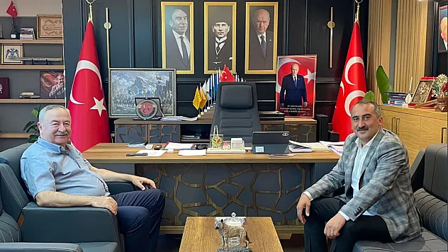 Hasan Özyer, MHP Muğla İl Başkanı Emrah Oltulu ile Bir Araya Geldi