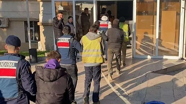 Hızlı tren şantiyesinden demir çalan şüpheliler yakalandı