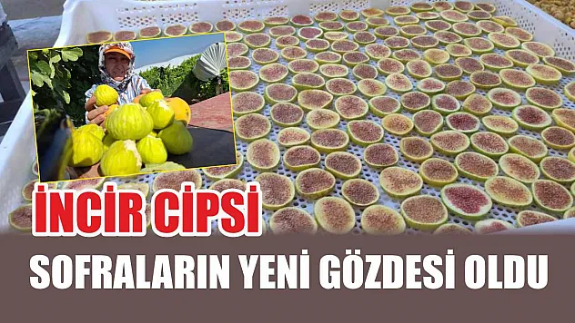 İncir cipsi sofraların yeni gözdesi oldu