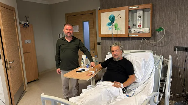 İş insanı Seyfettin Balcı'dan Seda Köktener'e geçmiş olsun ziyareti