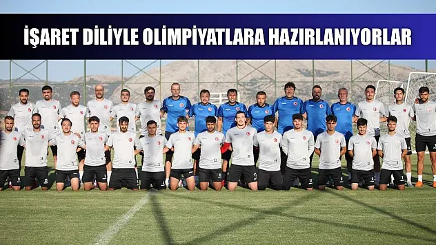 İşaret diliyle olimpiyatlara hazırlanıyorlar