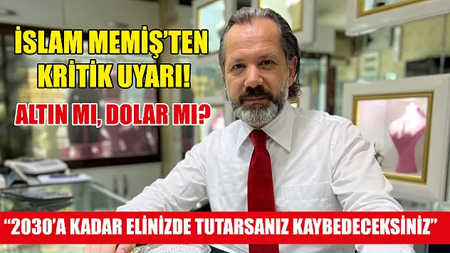 İslam Memiş'ten Kritik Uyarı, '2030'a Kadar Elinizde Tutarsanız Kaybedeceksiniz'