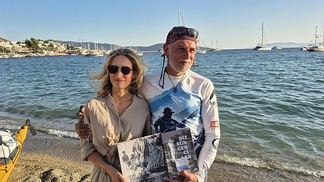 İstanbul'dan 83 gün önce kanoyla yolculuğa çıkmıştı, Bodrum'a ulaştı