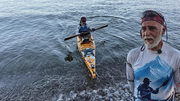 İstanbul'dan kanoyla yola çıktı, 100 günde Datça'ya ulaştı