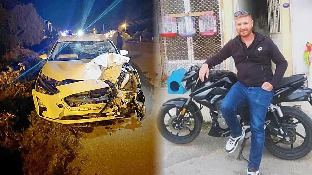 İzmir'de Feci Kaza! Motosiklet Sürücüsü Olay Yerinde Hayatını Kaybetti