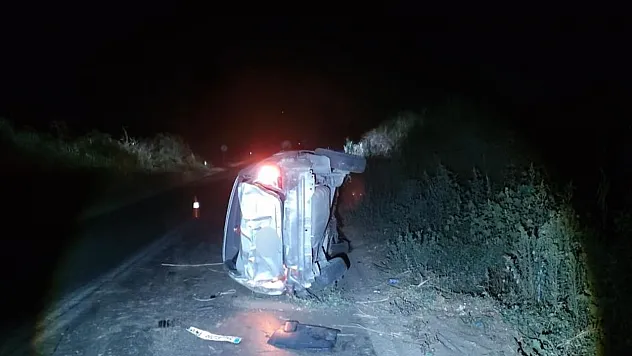 İzmir'de takla atan otomobilde 1 kişi hayatını kaybetti
