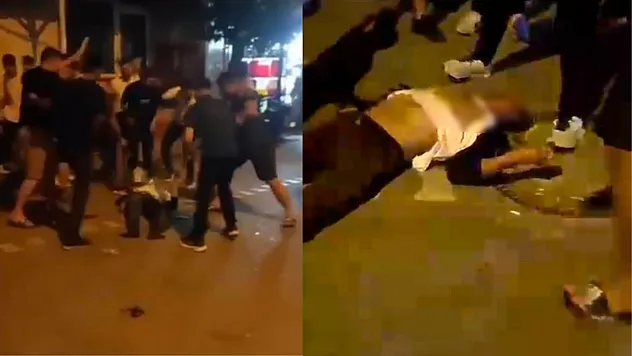 Kadını darp eden adamı mahalleli linç etti