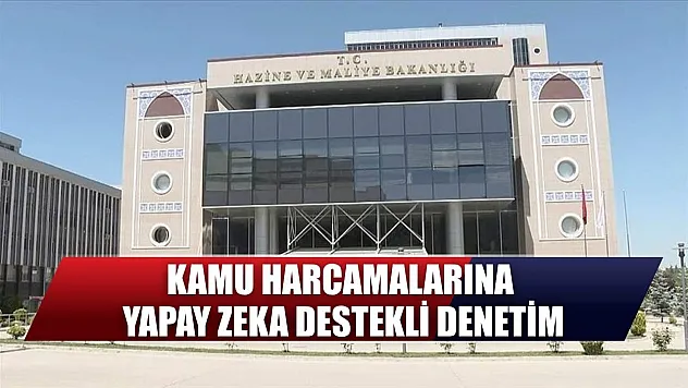 Kamu harcamalarına yapay zeka destekli denetim