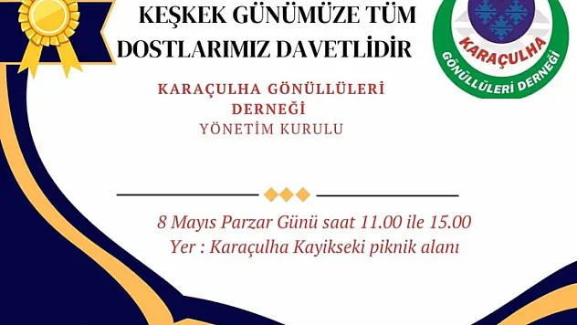 Karaçulha gönüllülerinden keşkek günü