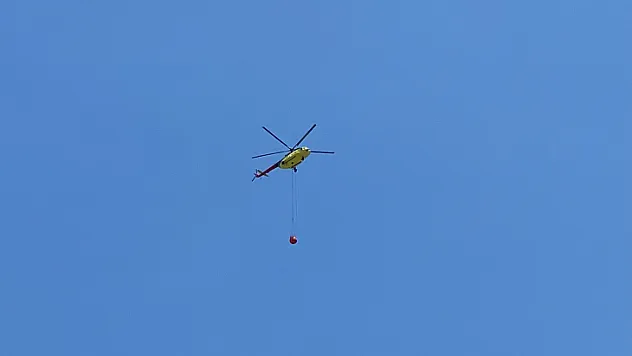 Karagözler'de Korkutan Yangın