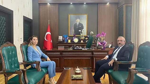 Karaman, Kaymakam Büyüker'i ziyaret etti