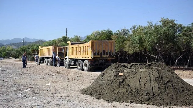 Karaot halk plajında çalışmalar başladı