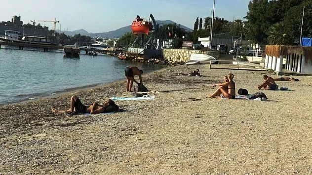 Kasım ayında deniz keyfi