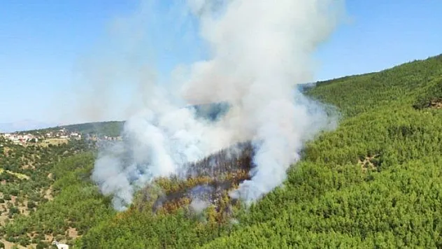 Kavaklıdere yangınına takviye helikopter ve uçak sevk edildi