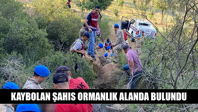 Kaybolan şahıs ormanlık alanda bulundu
