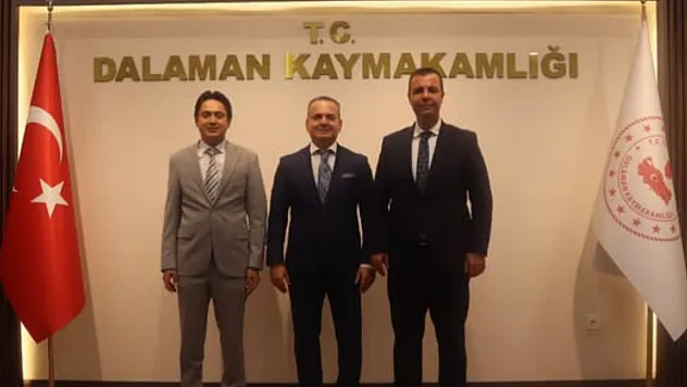 Kaymakam Akkaya'dan Dalaman Kaymakamı Vardar'a hayırlı olsun ziyareti