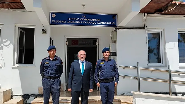 Kaymakam Karaman'dan, Karakol Komutanlığına ziyaret