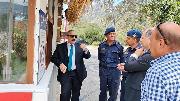 Kaymakam Karaman, Ölüdeniz'i inceledi