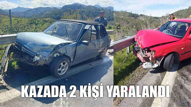 Kazada 2 kişi yaralandı