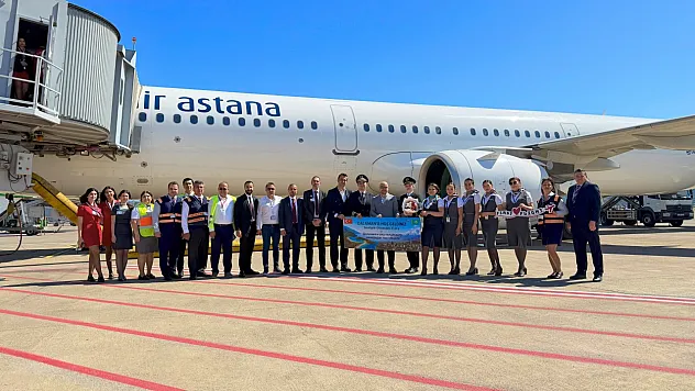 Kazakistan'dan Dalaman'a ilk uçuş