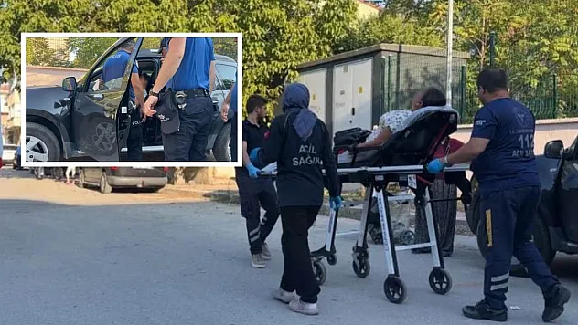 Kendisine zarar verdiğini ihbar eden kadın, araçta fenalaşmış halde bulundu