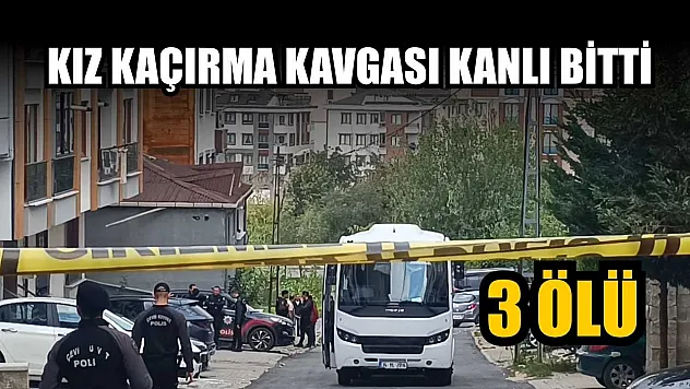 Kız kaçırma kavgası kanlı bitti: 3 ölü