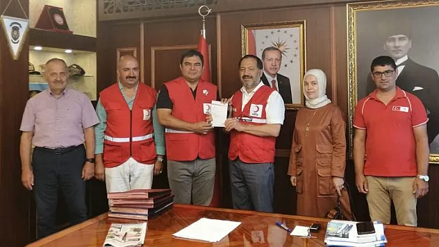 Kızılay'dan Kaymakam Balcı'ya ziyaret