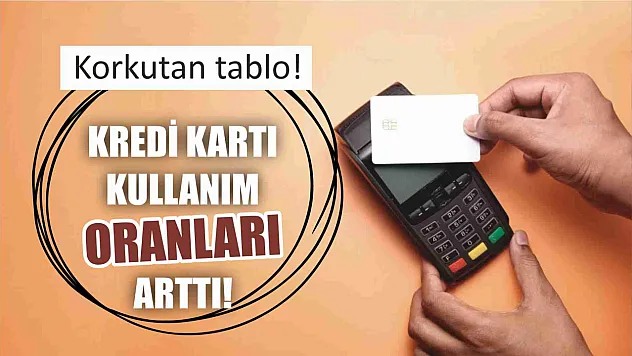 Korkutan tablo! Kredi kartı kullanım oranları arttı! 