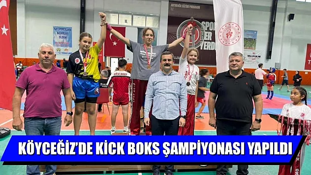 Köyceğiz'de kick boks şampiyonası yapıldı