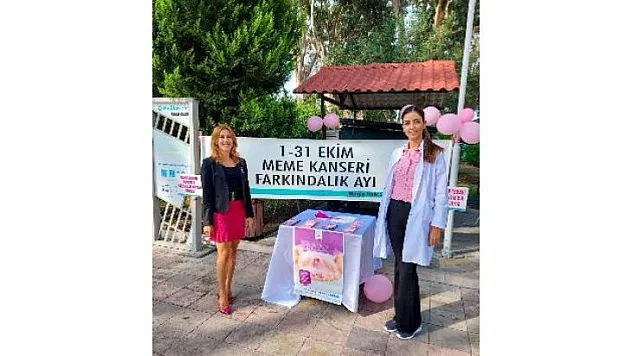 KÖYCEĞİZ'DE MEME KANSERİNE DİKKAT ÇEKİLDİ