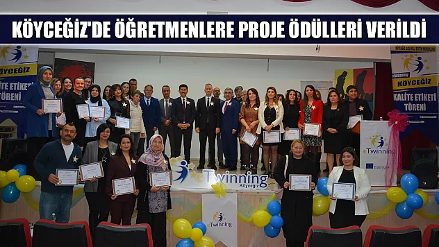 Köyceğiz'de öğretmenlere proje ödülleri verildi