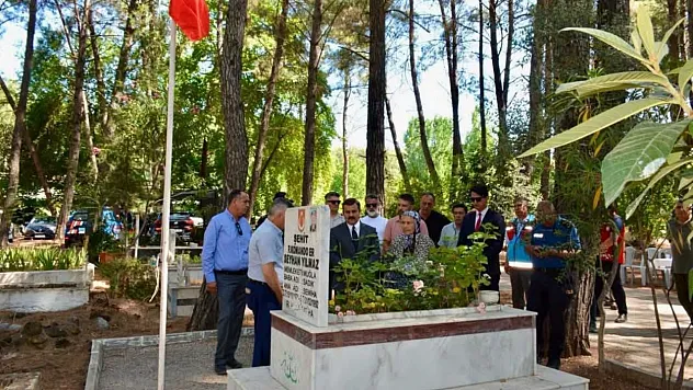 Köyceğiz'de şehitler için duada bulunuldu