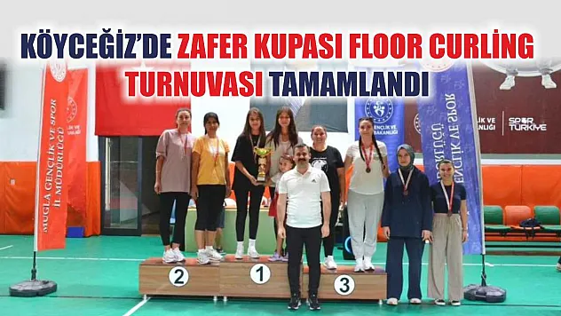 Köyceğiz'de Zafer Kupası Floor Curling turnuvası tamamlandı
