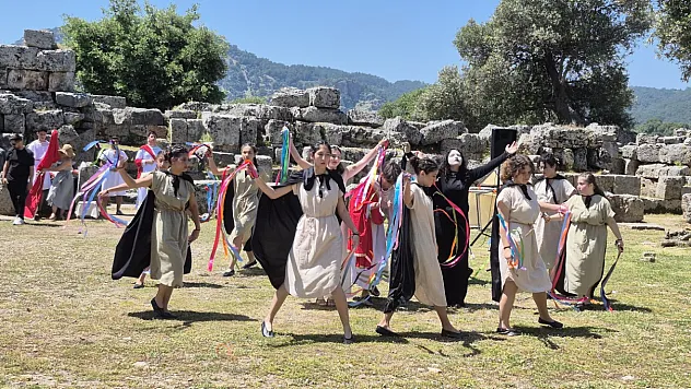 Köyceğiz Kaunos Antik Kenti'nde kültür ve değerler şöleni düzenlendi