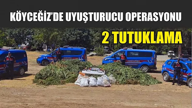 Köyceğiz uyuşturucu operasyonunda 2 tutuklama