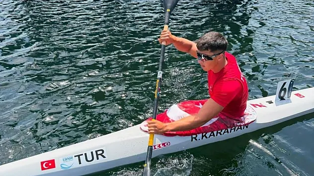 Köyceğizli kanocu Karahan, Dünya Şampiyonası'nda bir ilki başardı