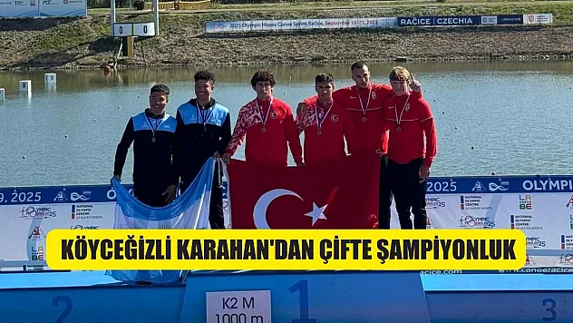 Köyceğizli Karahan'dan çifte şampiyonluk