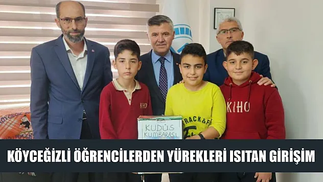 Köyceğizli öğrencilerden yürekleri ısıtan girişim